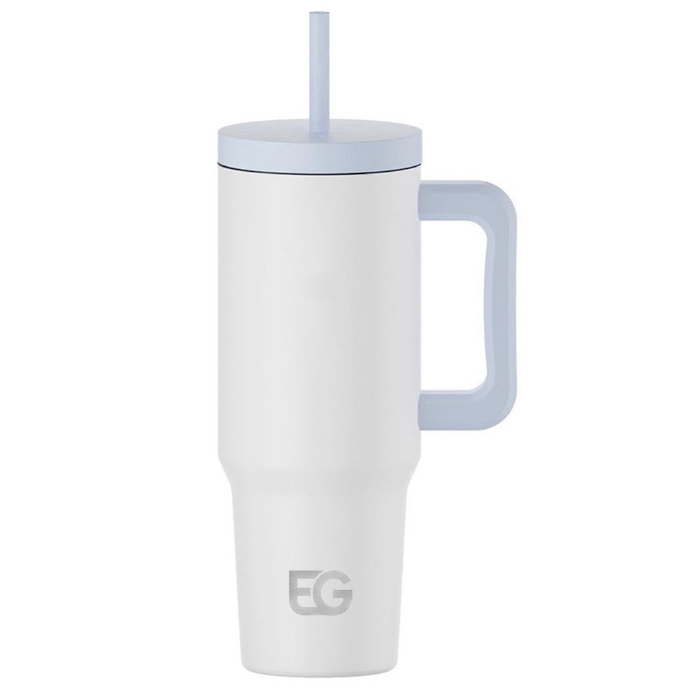 EverGrave Premium Tumbler with Handle (Frost White)